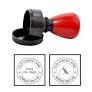 Self Ink Round Stamp with 4 Line